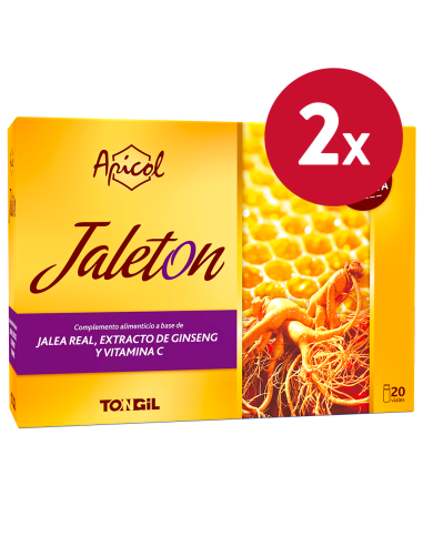 Pack 2 Unidades Apicol Jaleton J.Real Ginseng 20Amp de Tongi