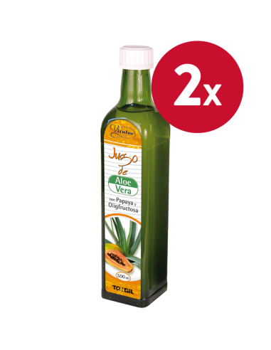 Pack 2 Unidades Vitaloe Zumo (Aloe Y Papaya) 500Ml. de Tongi