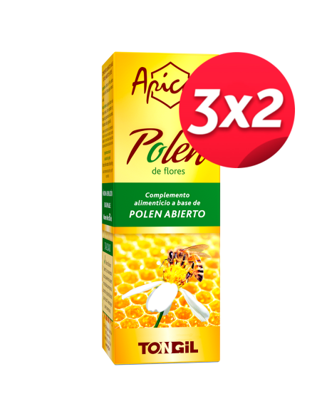 Pack 3X2 Apicol Polen 60Ml de Tongil..