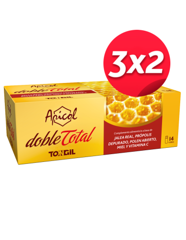 Pack 3X2 Apicol Doble Total 14Amp de Tongil..