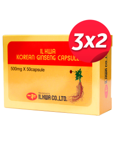 Pack 3X2 Ginseng Il Hwa 50Cap de Tongil..