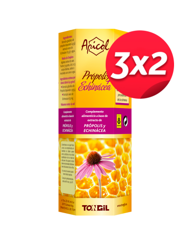 Pack 3X2 Apicol Propolis + Echinacea Gotas 60Ml. de Tongil..