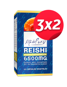 Pack 3X2 Reishi 6500Mg. 60Cap. de Tongil..