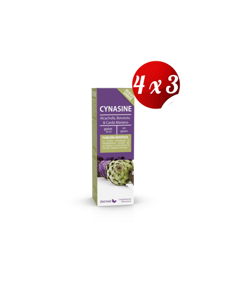 Pack 4x3 uds Cynasine Gotas 50 Ml De Dietmed