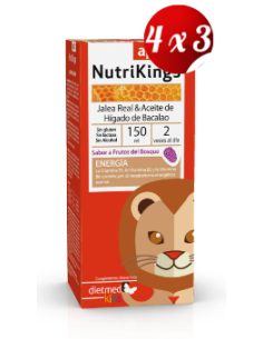 Pack 4x3 uds Nutrikings Apetit Solución Oral 150 Ml De Dietmed