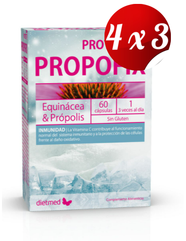 Pack 4x3 uds Propofix Protect  60 Capsulas De Dietmed