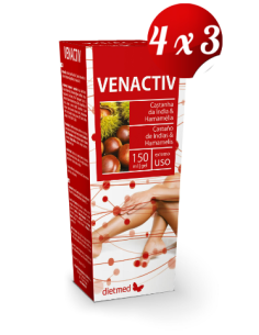 Pack 4x3 uds Venactiv Gel 150 Ml De Dietmed