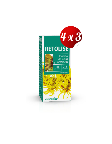 Pack 4x3 uds Retolise Crema 50 Ml De Dietmed