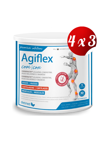 Pack 4x3 uds Agiflex Lata 300G De Dietmed