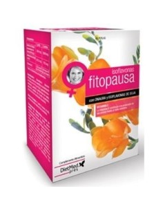 Pack 4x3 uds Fitopausa Isoflavonas Perlas 60 Capsulas De Dietmed