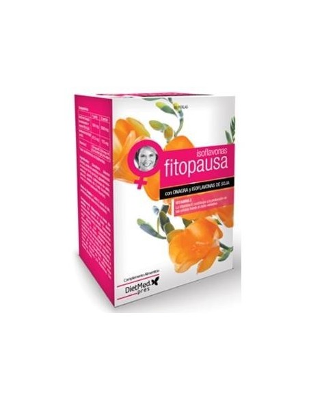 Pack 4x3 uds Fitopausa Isoflavonas Perlas 60 Capsulas De Dietmed