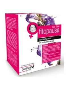 Pack 4x3 uds Fitopausa Soy Free  60 Capsulas De Dietmed