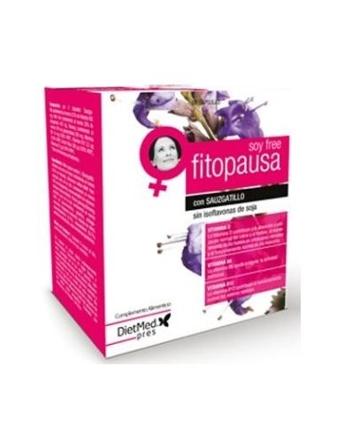 Pack 4x3 uds Fitopausa Soy Free  60 Capsulas De Dietmed