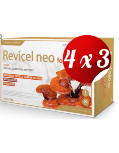 Pack 4x3 uds Revicel Neo  30 X 15 Ml Ampollas De Dietmed