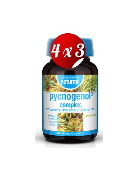 Pack 4x3 uds Pycnogenol Complex 30 Mg 30 Comprimidos De Dietmed