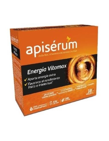 Apisetum Energia Vitamax 18 Viales Apiserum