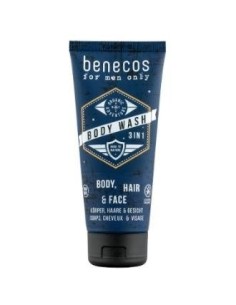 Body Wash 3En1 For Men 200 Mililitros Vegano Benecos