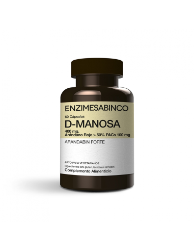 D-Manosa Arandabin Forte 60 capsulas de Enzime - Sabinco