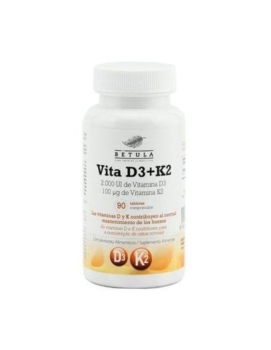 Vita D3 + K2 90 Comprimidos Betula
