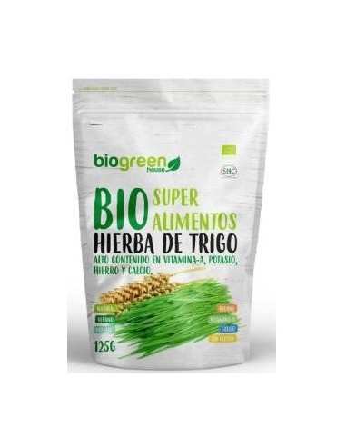 Bio Hierba De Trigo Superalimento 125 Gramos Biogreen