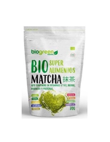 Bio Matcha Superalimento 70 Gramos Biogreen