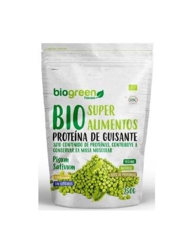 Bio Proteina De Guisante Superalimento 250 Gramos Biogreen