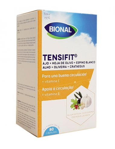 Tensifit Xtra (Ajo+Olivo+Espino Blanco) 80Cap. de Bional