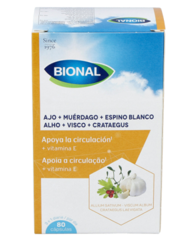 Ajo+Muerdago+Espino Blanco 80Cap. de Bional