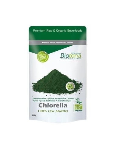 Chlorella Raw 200Gr. Bio de Biotona