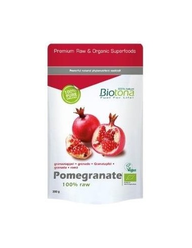 Pomegranate Raw Granada 200Gr. Bio de Biotona