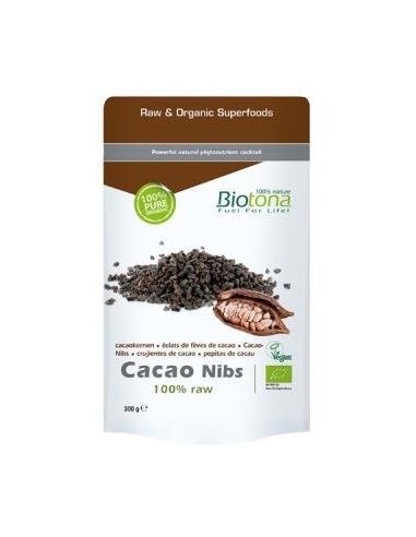 Cacao Nibs 300Gr. Bio de Biotona