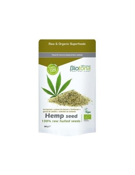 Hemp Seed Cañamo Semillas 300Gr. Bio de Biotona
