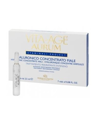 Vita-Age Aurum  Ampollas Ac. Hialuronico 7 Ampollas Bottega Di Lungavita