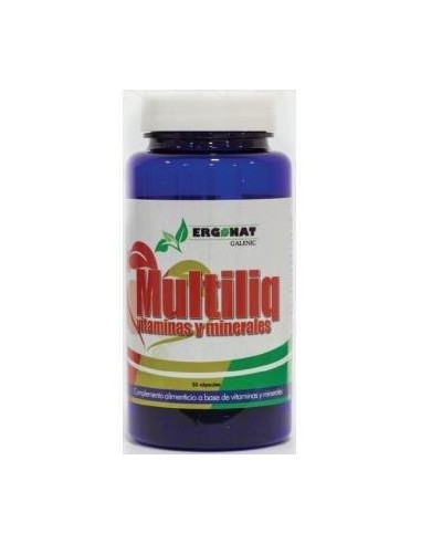 Multiliq Vitamina Y Minerales 30Cap. de Ergonat