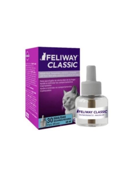 Feliway Classic Recambio 48 Mililitros 1Mes Ceva Vet