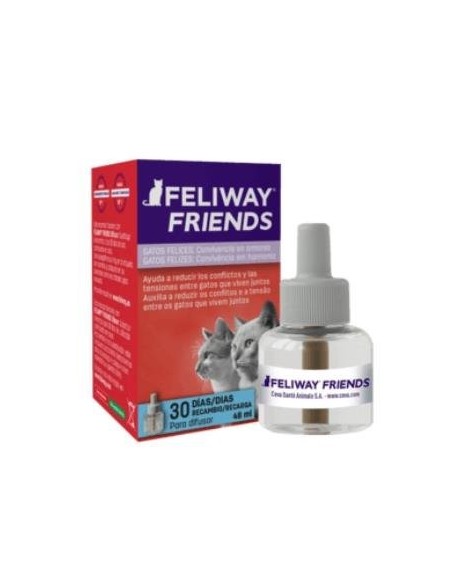 Feliway Friends Recambio 48 Mililitros 1Mes Ceva Vet