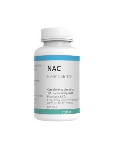 Nac N-Acetil-Cisteina 120 Cápsulas  Codival