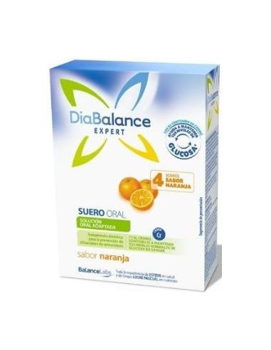 Diabalance Suero Oral Naranja 4 Sobres Diabalance