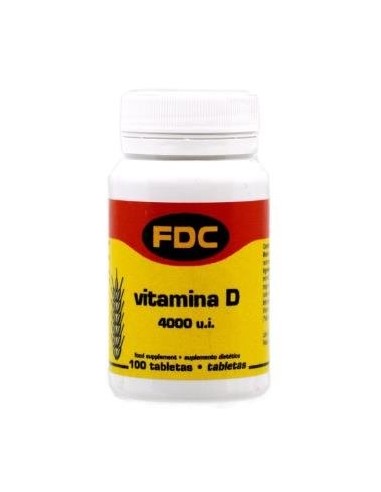 Vitamina D 4000Ui 100 Comprimidos de Fdc
