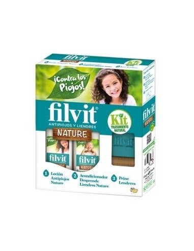 Filvit Nature Kit Locion+Acondicionador+Peine de Filvit
