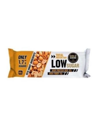 Total Protein Low Sugar Bar Crunchy Peanut 10U de Gold Nutrition