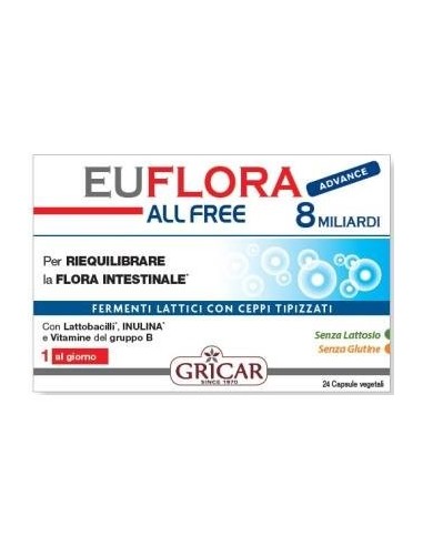 Euflora 8 All Free Advance 24 Cápsulas  Gricar