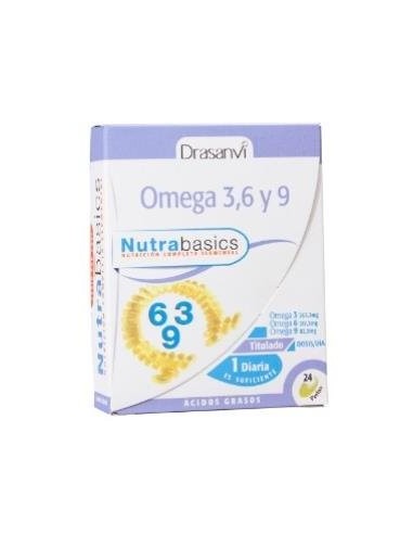 Omega 3-6-9 1000Mg Bote 24 Perlas Nutrabasicos Drasanvi
