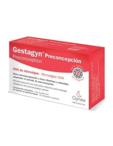 Gestagyn Preconcepcion 30 Cápsulas  Gynea