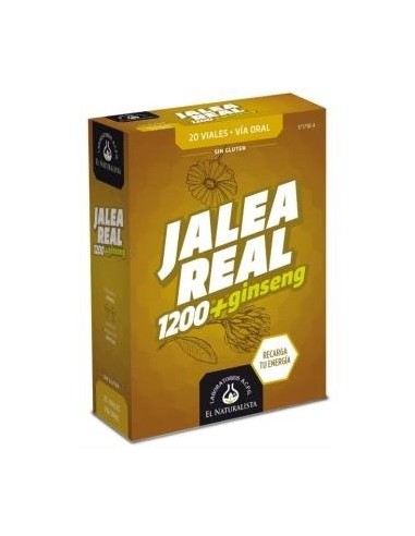 Jalea Real + Ginseng 48 Cápsulas  El Naturalista
