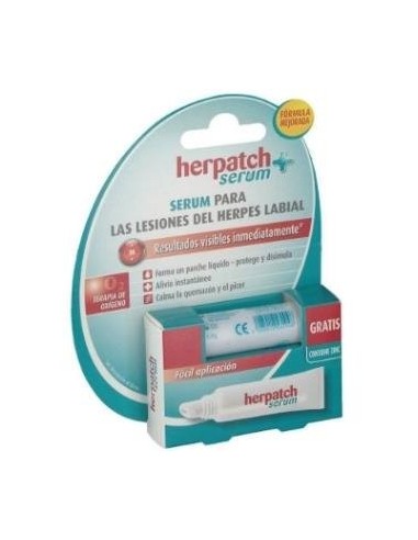 Herpatch Serum 5 Mililitros + Prevent Labial 4,8 Gramos Herpatch