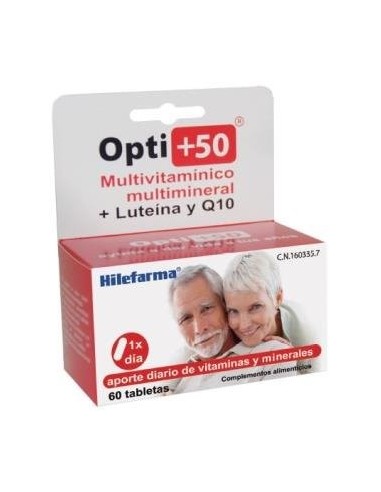 Opti+50 Multivitaminico Mineral 60 Comprimidos Hilefarma