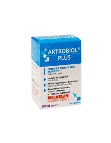 Artrobiol Plus Glucosamina+Condroitina 120 Cápsulas  Ineldea