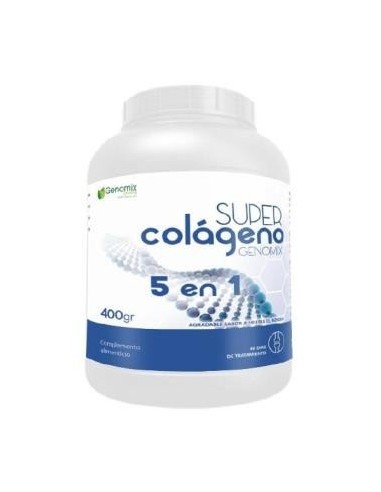 Super Colageno 5 En 1 400 Gramos Genomix Science & Health Sbd