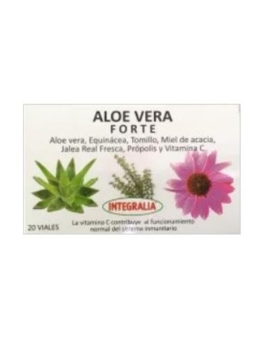 Aloe Vera Forte 20 Viales de Integralia.